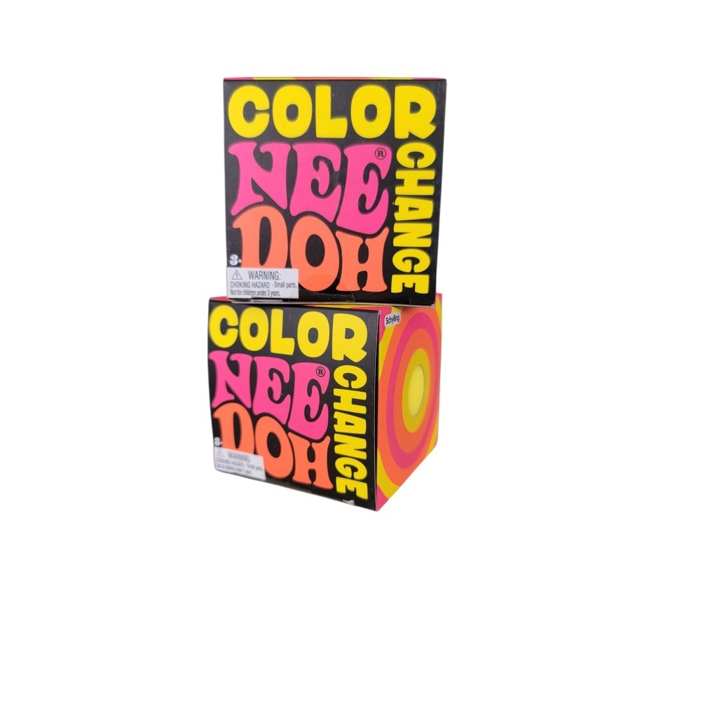 NeeDoh 2ct Schylling Viral Color Change Kids Random Colors Sensory Stress Ball